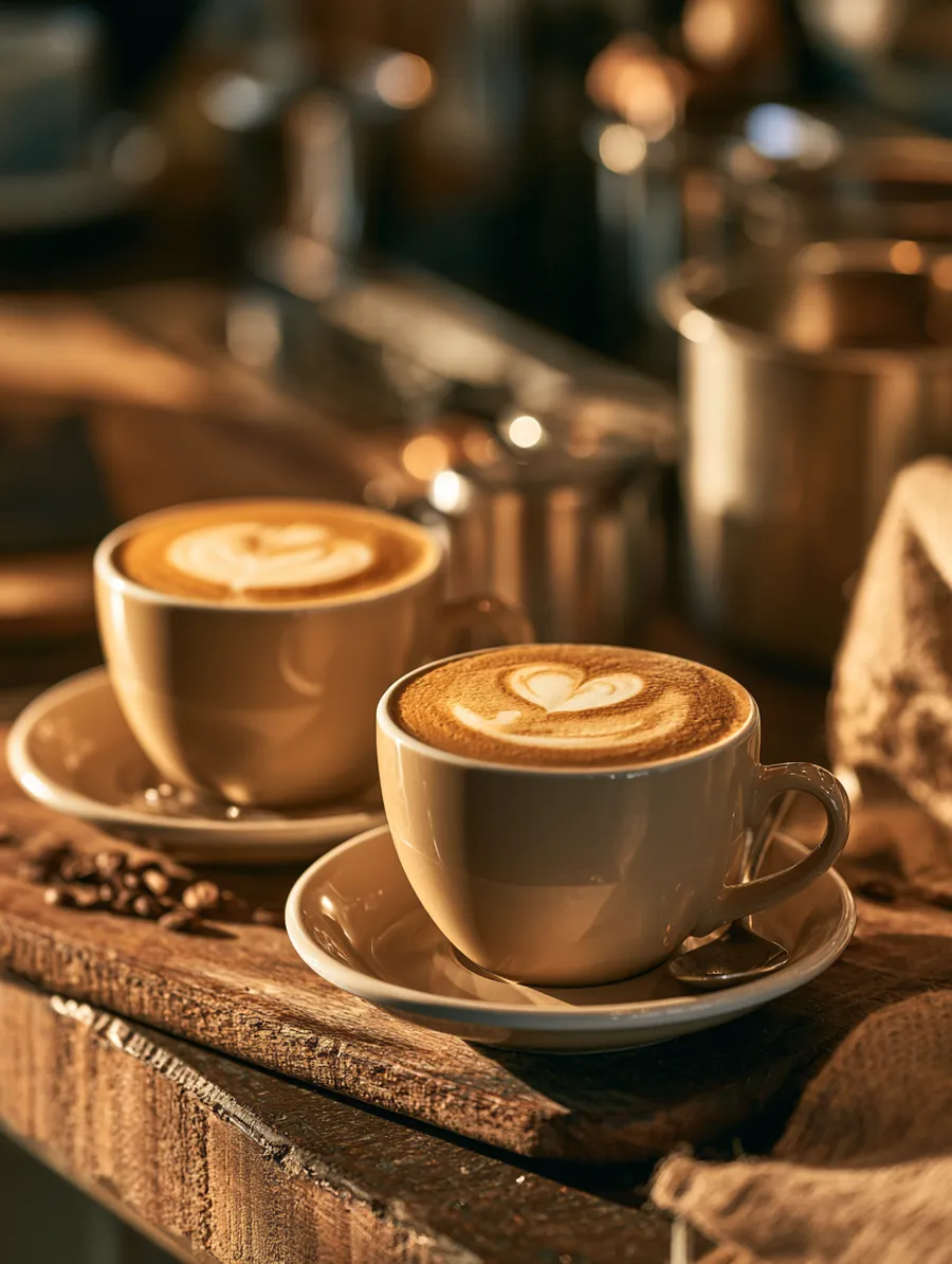 Two identical coffee cups side by side, comparing similar personal loan offers